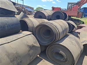 Conveyor belt for sale which can by used for bakkie mats, feeding troughs, floor