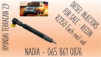 HYUNDAI TERRACAN 2.9 BEST QUALITY RECONDITIONED DIESEL INJECTORS FOR SALE