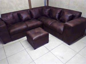 L Sharp with ottoman