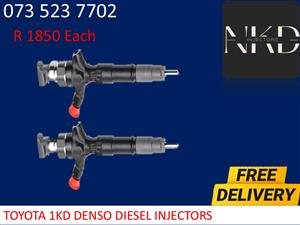 Toyota 1KD Denso Diesel injectors 