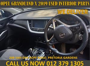 OPEL GRANDLAND X 2019 USED INTERIOR PARTS FOR SALE