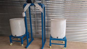 150 liter detergent mixing machine with removable base and tank