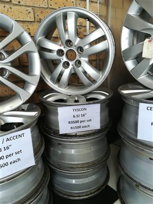 TUCSON 6.5J 16inch MAGS
