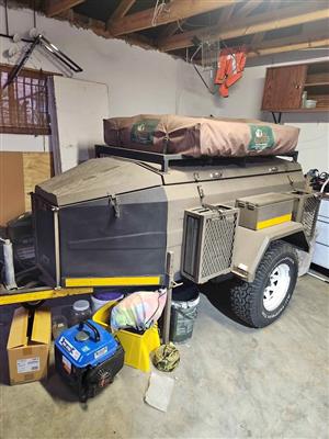 Karet Pro camping trailer and all equipment included for sale