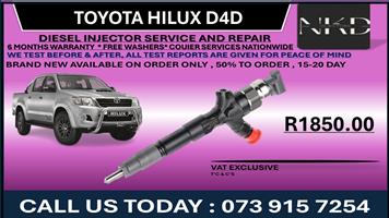 Toyota Hilux d4d Diesel Injectors