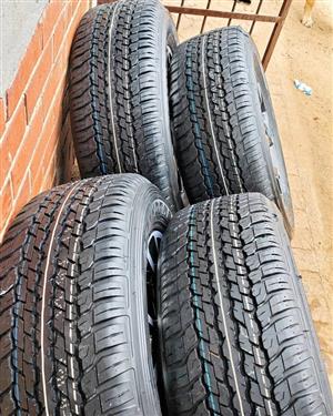 265/6018 Dunlop Grandtrek AT25 brand new set