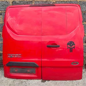 FORD TRANSIT RS CUSTOM REAR DOORS. SECOND HAND. FOR VARIOUS OTHER CARS TOO