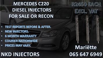 C220 MERCEDES DELPHI INJECTORS