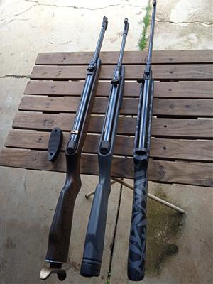 GAMO HFT air rifles 177 cal and a b2 target rifle