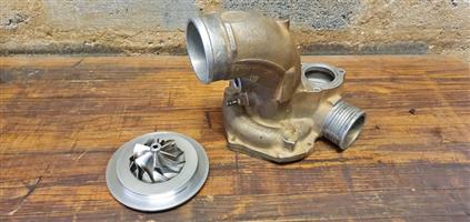 K04 Volvo turbo compressor housing + billet wheel