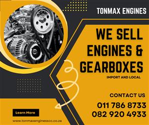 Tonmax Engines Importers of all vehicle engines and gearboxes 