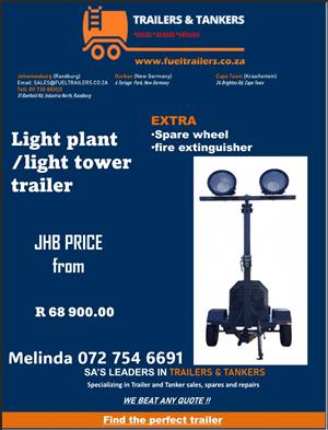  Mobile Light Tower Trailer
