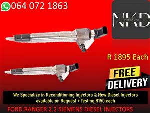 FORD RANGER 2,2 DIESEL INJECTORS FOR SALE