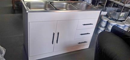 Double Basin Kitchen unit
