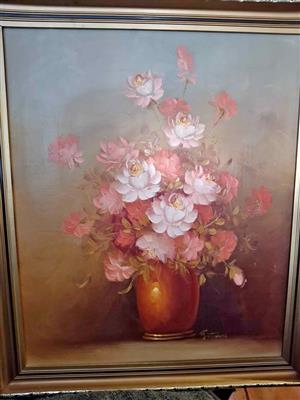 Genuine Floral oil painting