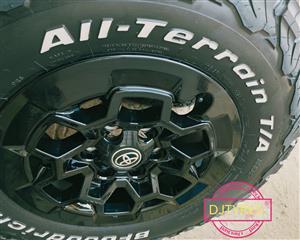 OEM Toyota Gazzo racing with bfgoodrich Tyre k02 
