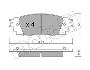 Lexus RX IV Rear Brake Pads Available At Voxwagen, Lenasia. 