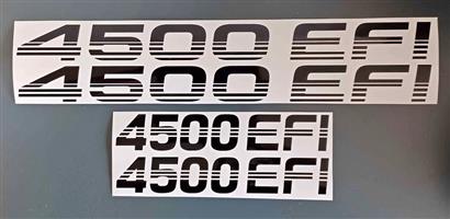 Land Cruiser 4500 EFI stickers decals