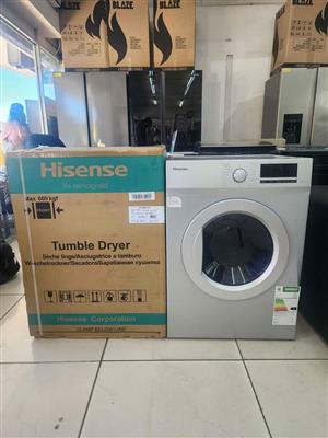 Brand new Hisense 8kg tumble Dryer on special 