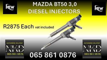 NEW DIESEL INJECTORS FOR SALE FOR MAZDA BT50 3.0 WEAT 