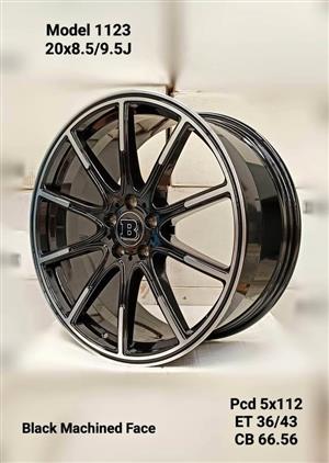 Fully forged brabus 20” rims 5/112 pcd