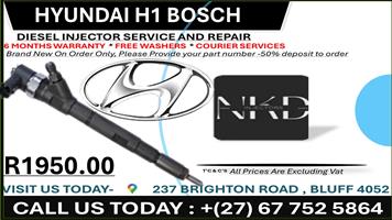 Hyundai H1 Bosch Diesel Injectors on Recondition