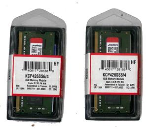 2 x 4GB DDR4 LAPTOP RAM