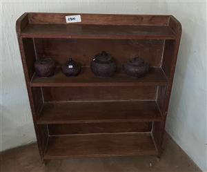 Solid-teak, sturdy, old bookcase