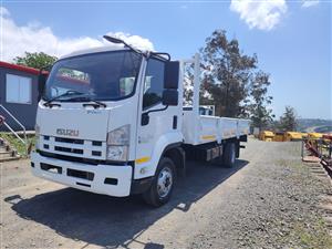 T681- 2021- ISUZU F-SERIES FRR600 DROPSIDE BODY TRUCK
