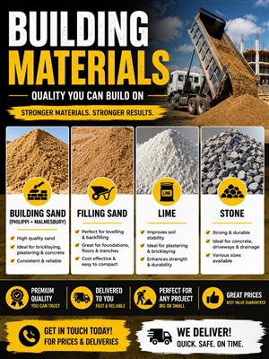 Building Sand and Stone and Rubble Removal