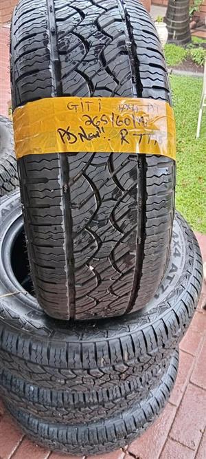 4x Giti 4x4 AT 18 bakkie tyres