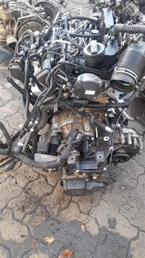 VW POLO 1.2L Bluemotion CFW complete engine for sale