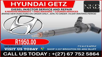 Hyundai Getz Diesel Injectors on Recondition