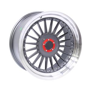17″ 7307F 5/100 & 5/114 Anthracite Machine Lip Alloy Wheels