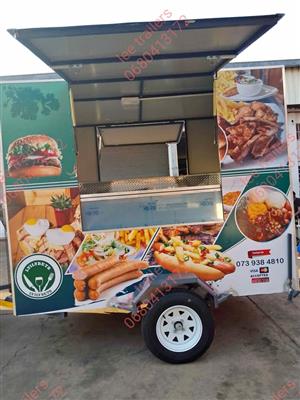 Mobile kitchen trailers