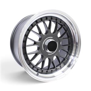 17″ VT-7031 4×100 & 4×114 Gunmetal Machine Lip Alloy Wheels