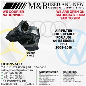 Air Filter Box (Second Hand) Suitable for Audi A4-B8 Engine CDH 2008-2016  Part Number: 8K0 183A