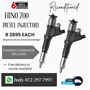 Hino 700 Diesel Injectors for sale on service exchange or to recon