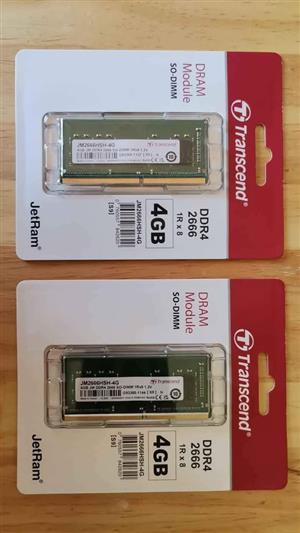 Transcend 4GB DRAM DDR4 