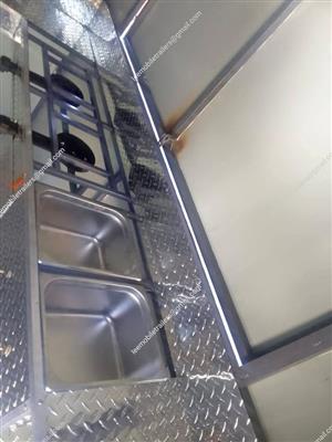 Mobile kitchen trailers fully equipped