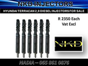 HUNDAI TERRACAN DIESEL INJECTORS FOR SALE ON SERVICE EXCHANGE OR RECON