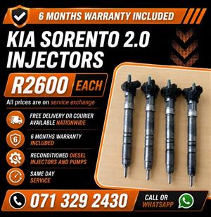 KIA SORENTO 2.5 INJECTORS FOR SALE WITH WARRANTY 