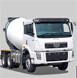 New FAW  J5W  33. 340 FC  6cub Mixer Truck