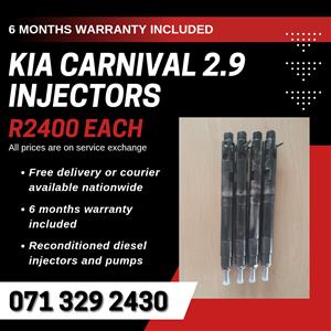 KIA CARNIVAL 2.9 INJECTORS FOR SALE WITH WARRANTY 