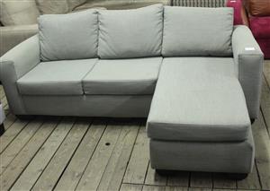 GREY L-SHAPE COUCH S064784A