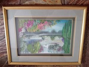 Geborduurde portrette