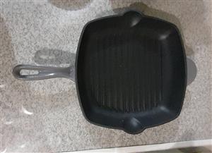 Cast iron Square Skillet Grill Pan for sale 28cm