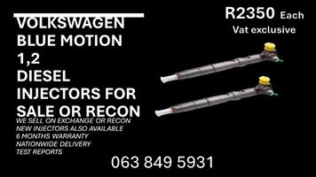 VOLKSWAGEN BLUEMOTION DIESEL INJECTORS RECON 6 MONTH GUARANTEE