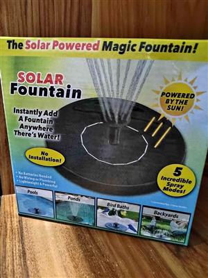 Magic Solar fountain