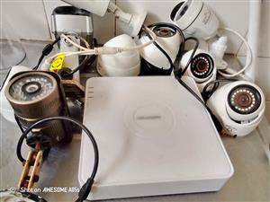 Hikvision 8 Channel DVR & 9 Cameras